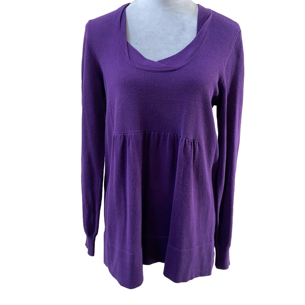 Daisy Fuentes Large Purple Top